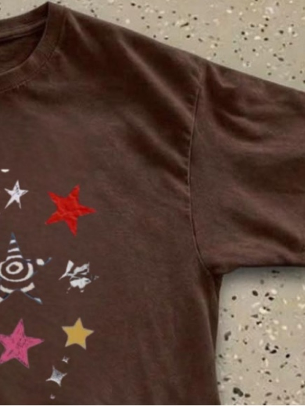 Unbranded Brown Star Graphic Tee and Vintage Size M - Picture 3 of 4